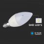 VT-268 7W PLASTIC CANDLE BULB SAMSUNG CHIP 3000k E14