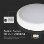 VT-14SE 14W LED DOME LIGHT(EMERGENCY BATTERY) SAMSUNG CCT:3IN1 IP65 3YRS WTY