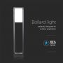 VT-33 10W LED BOLLARD LAMP SAMSUNG CHIP 3000K IP65 BLACK BODY