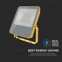 VT-58 50W 50W Naswietlacz LED SMD / Chip Samsung / Barwa:6400K / Obudowa: Zolty  / Skutecznosc 100lm/W / Wtyczka BG