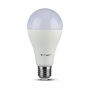 VT-217D 17W A65 LED PLASTIC BULB SAMSUNG CHIP 3000K E27 DIMMABLE