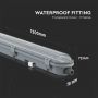VT-120036 36W Lampa hermetyczna 120CM / Chip Samsung / Klosz Transparentny / Barwa:6400K