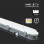 VT-120036 36W LED WATERPROOF FITTING 120CM SAMSUNG CHIP-MILKY COVER 6400K