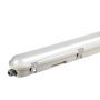 VT-150148 48W Lampa hermetyczna 150CM / Chip Samsung / Klosz Transparentny / Klipsy: stal nierdzewny / Barwa:4000K