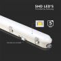 VT-150148E 48W LED LED WATERPROOF FITTING 150CM-SAMSUNG CHIP-EMERGENCY KIT-MIL...