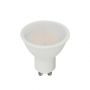 VT-4-07 6.5W GU10 PLASTIC SPOTLIGHT SAMSUNG CHIP MILKY COVER 3000K