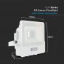 VT-118S 10W PIR SENSOR FLOODLIGHT SAMSUNG CHIP 6500K WHITE BODY