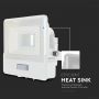 VT-118S 10W PIR SENSOR FLOODLIGHT SAMSUNG CHIP 3000K WHITE BODY