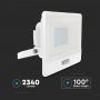 VT-138S 30W PIR SENSOR FLOODLIGHT SAMSUNG CHIP 6500K WHITE BODY