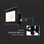 VT-118 10W LED FLOODLIGHT SAMSUNG CHIP DIRECT CONNECTION 4000K BLACK BODY