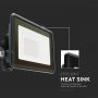 VT-128 20W LED FLOODLIGHT SAMSUNG CHIP DIRECT CONNECTION 3000K BLACK BODY