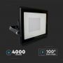 VT-158 50W LED FLOODLIGHT SAMSUNG CHIP DIRECT CONNECTION 3000K BLACK BODY