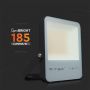 VT-30185 30W LED FLOODLIGHT 6400K BLACK BODY GREY GLASS 185LM/W