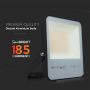 VT-50185 50W LED FLOODLIGHT 6400K BLACK BODY GREY GLASS 185LM/W