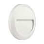 VT-1142 2W LED STEP LIGHT 4000K WHITE BODY ROUND