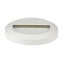 VT-1142 2W LED STEP LIGHT 4000K WHITE BODY ROUND