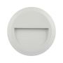 VT-1142 2W LED STEP LIGHT 4000K WHITE BODY ROUND