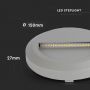 VT-1142 2W LED STEP LIGHT 3000K GREY BODY ROUND