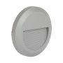 VT-1142 2W LED STEP LIGHT 3000K GREY BODY ROUND