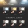 VT-8555 LED 30W/60W/30W DESIGNER DOMELIGHT REMOTE CONTROL CCT CHANGING DIMMABLE STARRY COVER