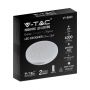 VT-8503 LED 30W/60W/30W DESIGNER DOMELIGHT REMOTE CONTROL CCT CHANGING DIMMABLE WAVE COVER