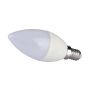 VT-226 4.5W C37 LED CANDLE BULB SAMSUNG CHIP 3000K E14