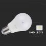 VT-211 10.5W A60 LED PLASTIC BULB SAMSUNG CHIP 4000K E27