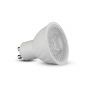 VT-227D 6W GU10 RIPPLE PLASTIC SPOTLIGHT SAMSUNG CHIP 3000K 38'D DIMMABLE