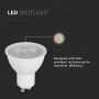 VT-247D 6W GU10 RIPPLE PLASTIC SPOTLIGHT SAMSUNG CHIP 4000K 110'D DIMMABLE