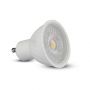 VT-247D 6W GU10 RIPPLE PLASTIC SPOTLIGHT SAMSUNG CHIP 4000K 110'D DIMMABLE