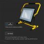 VT-109 100W LED SLIM FLOODLIGHT WITH SAMSUNG CHIP & H STAND COLORCODE:4000K(EU PLUG)