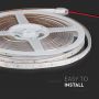 VT-3528 60 5W LED STRIP LIGHT RED IP65 (5M/ROLL)(PRICE PER M)