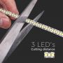 VT-2835 240 20W/M LED STRIP LIGHT 6000K HIGH LUMEN IP20 (5M/ROLL)(PRICE PER M)