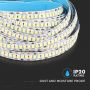 VT-2835 240 20W/M LED STRIP LIGHT 6000K HIGH LUMEN IP20 (5M/ROLL)(PRICE PER M)