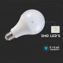 VT-233 20W A80 LED PLASTIC BULB SAMSUNG CHIP 3000K E27 120LM/W