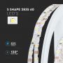 VT-2835 60 5W/M LED STRIP LIGHT S SHAPE 3000K 12V IP20 (5M/ROLL)(PRICE PER M)