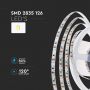 VT-2835 126 8W/M LED STRIP LIGHT 4000K IP20 24V (5M/ROLL)(PRICE PER M)