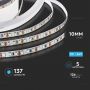 VT-2835 126 8W/M LED STRIP LIGHT 6400K IP20 24V (5M/ROLL)(PRICE PER M)