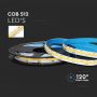 VT-COB 512 13W/M LED COB STRIP LIGHT 6000K IP20 24V (5M/ROLL)(PRICE PER M)