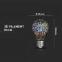 VT-2203 3W A60 LED 3D FILAMENT BULB 3000K E27