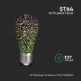 VT-2223 3W ST64 LED 3D FILAMENT BULB 3000K E27