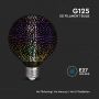 VT-2233 4W G125 LED 3D FILAMENT BULB 3000K E27