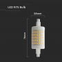 VT-2237 7W R7S LED PLASTIC BULB 3000K