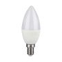 VT-5114 4.8W CANDLE BULB COMPATIBLE WITH AMAZON ALEXA & GOOGLE HOME RGB+WW-CW E14