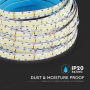 VT-10-240 2835 15W/M LED STRIP LIGHT SAMSUNG CHIP 4000K IP20 (10M/ROLL)(PRICE PER M)