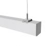 VT-7-43 40W LED LINEAR HANGING SUSPENSION LIGHT SAMSUNG CHIP 4000K SILVER BODY