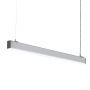 VT-7-43 40W LED LINEAR HANGING SUSPENSION LIGHT SAMSUNG CHIP 4000K SILVER BODY