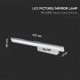 VT-7009CH 8W LED PICTURE/MIRROR LAMP MOVABLE SQUARE FRAME CHROME 4000K D:455