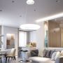 VT-7605 38W ROUND LED DESIGNER HANGING PENDANT COLOR CHANGING 600x2000 DIMMABLE WHITE