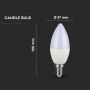 VT-1855 4.5W LED CANDLE BULB 6500K E14